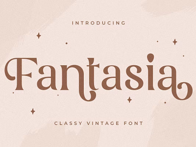 Free Fantasia Display Font alternate beauty brand business classy display elegant font fonts graphic design lettering ligature logo logotype modern retro sans serif serif unique vintage