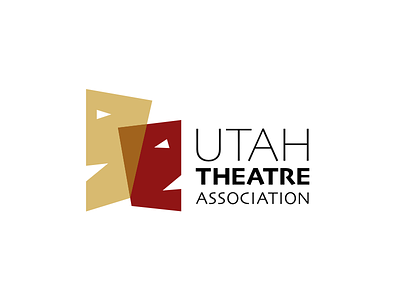 Utah Theatre Association Logo branding logo