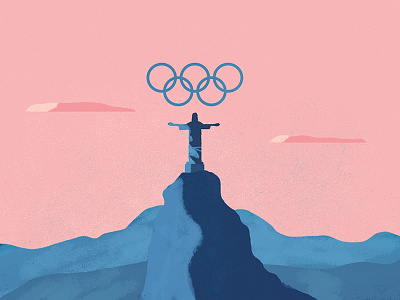 Rio 2016 christ drawing environment illustration inspiration olympics rio statue
