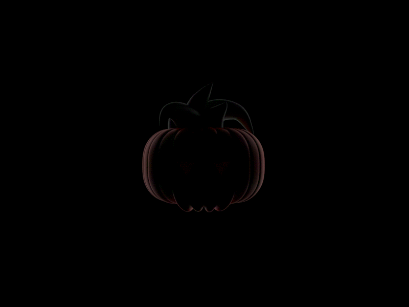 Skull Pumpkin 3d animation cg halloween mograph pumpkin skull