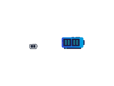 Alarm 2d color design icon retro vector vintage