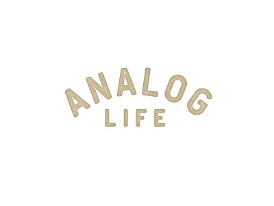 Core Value - Analog Life analog branding core value font life texture type typography values