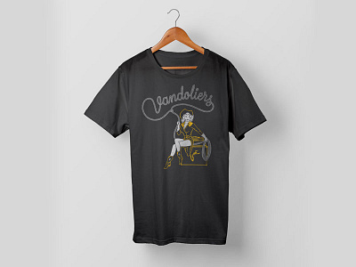 Vandoliers Roper Shirt Mockup band black graphic mockup music shirt tee texas tshirt vandoliers