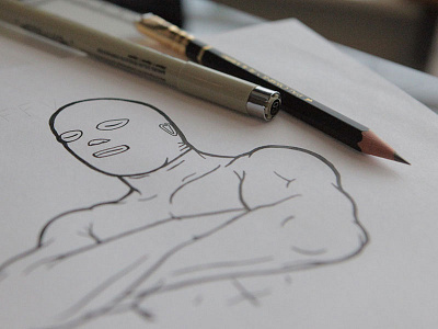 Luchador drawing illustration luchador