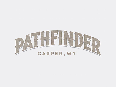 Pathfinder Final Logo lettering lockup logo pathfinder typography