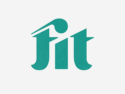 Fit Or Tit branding concept custom fit lettering logo typography