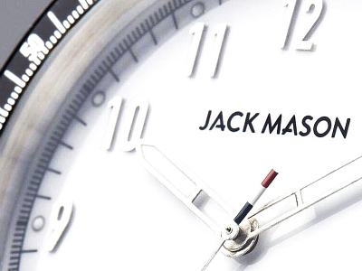 Jack Mason Logo Dial branding dial face jack jack mason logo logotype mason product watch
