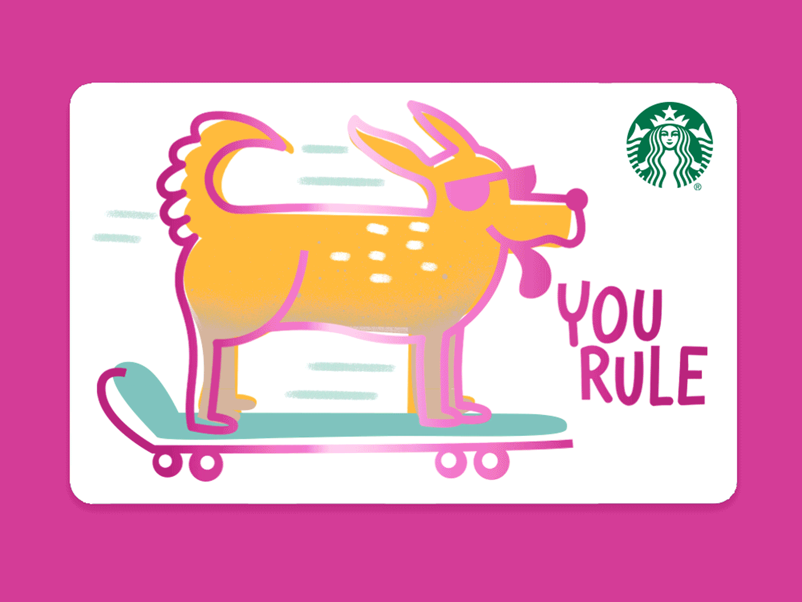 Starbucks Card Designs card christmas dog gift card illustration lettering merry and bright skateboard snowman starbucks