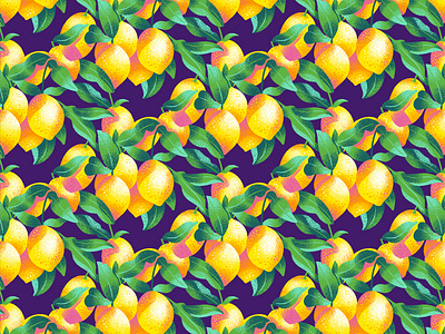 Elegant Citrus Pattern