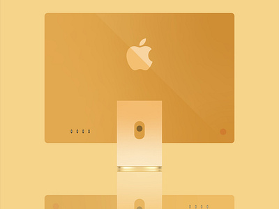iMac Back branding design graphic design illustration illustrator vector