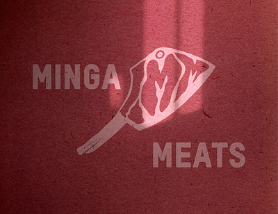 MINGA MEATS BRANDING 1/2 brand brand identity branding design graphic design illustration illustrator logo logodesign typography vector