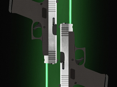 Guns design graphic design gun guns illustration illustrator procreate vector