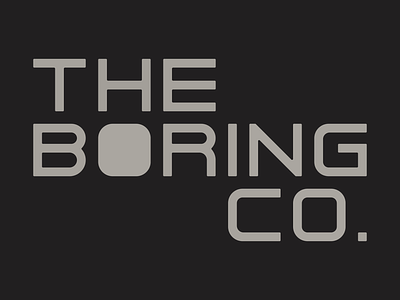 The Boring Co. branding custom design font graphic design illustration illustrator logo sans serif typeface typography vector