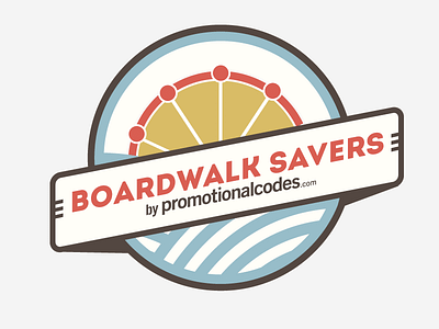 Boardwalk Savers Badge badge boardwalk boardwalk logo boardwalk savers ferris pier promotional codes wheels