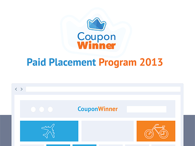 Coupon Winner Media Kit coupon coupon winner cover page flat icons kit marketing deck media winner