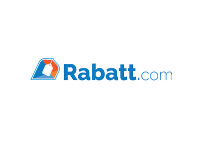 Rabatt.com in Blue and Orange blue brand id deals discount logo orange promo codes rabatt