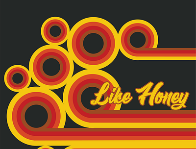 LIKE HONEY SALON design graphic design illustration logo salon logo vector