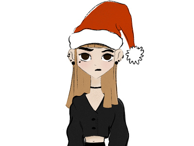 Christmas xEva characterdesign christmas christmas illustration design fashion illustration illustration outfit