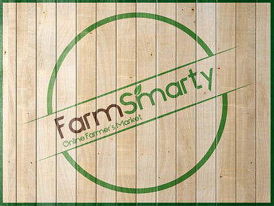 FarmSmarty Organic logo alphabet logo app logo design brand identity branding card design design eco logo logo ntural logo mark organic logo