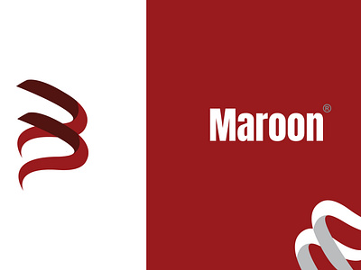 Maroon alphabet logo app logo design brand identity branding color logo brand design letter mark logo logo logo design maroon ntural logo mark organic logo