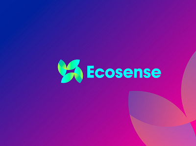 Ecosence app logo design brand identity branding consultancy logo design eco organic logo ecosence graphic design green logo health logo illustration logo modern logo ntural logo mark organic logo