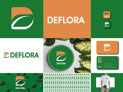 DEFLORA The Medicine Health Care Brand Design app logo design brand color brand identity branding corporate deflora design eco logo graphic design health logo illustration logo logo design logo mockup medical logo medicine logo ntural logo mark organic logo vector visual identity