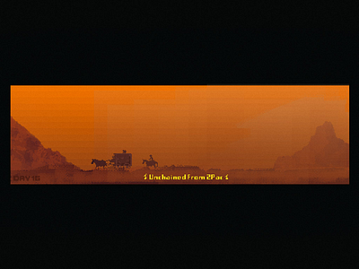 STRANDED WESTERN western. pixel art.