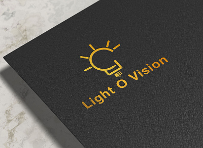 Light o Vision Logo brand identity branding design flat logo logo logo design logo designs logodesign minimal typography