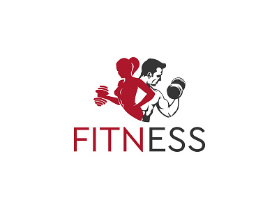 Fitness logo brand identity branding design flat logo logo logo design logo designs logodesign minimal vector