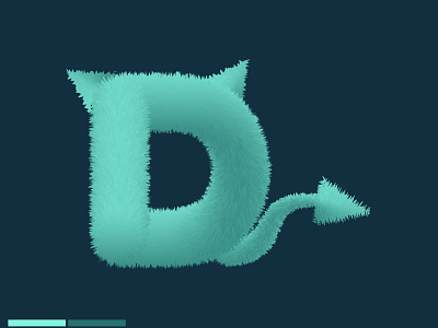 D Latter logo