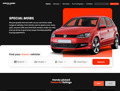 Special Mobil Revamped design graphic design ui