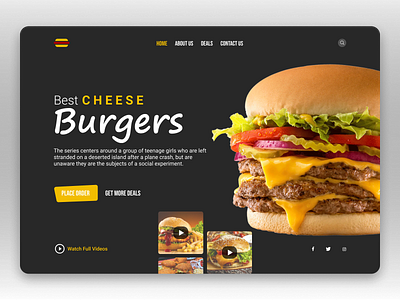 Fast Food Landing Page