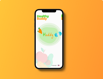 Healthy Buddy Mockup app design mobile app mobile design ui ux