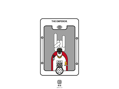 The Emperor: The Entertainer design entertainer hiphop tarot
