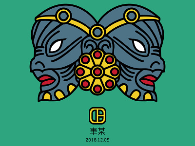 Practice - 12/05/2018 chinese design face gods illustration logo pattern traditional