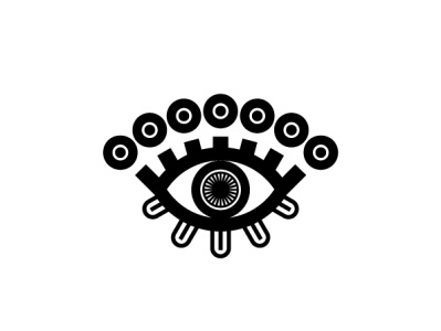 The eye design eye illustration logo pattern