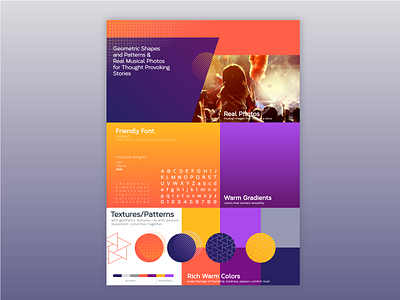 Brand Exploration Mood 2 brand exploration brand mood board brand style emotion geometric math music musician