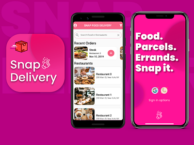 Food Ordering App made with Flutter android flutter ios uiuix