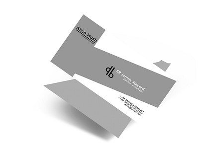 Elegant Hush Business Card branding business card business card psd vector