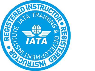 IATA branding design flat logo minimal professional logo