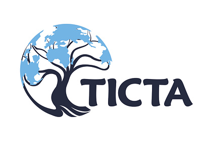 ticta logo logo design typeface