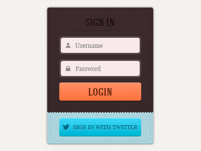 Login form authorization interface login sign in ui user interface