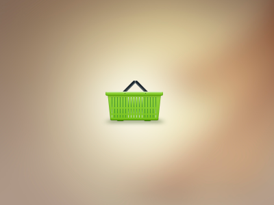 Basket bascet design green icon vector
