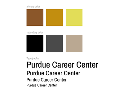 Purdue CCO Design Guideline design design guideline design system ui ux we design web