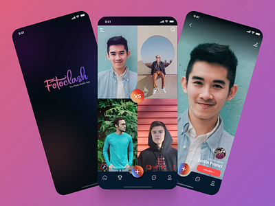 Fotoclash | Play photo contest to win real cash betting app contest app photo app ui