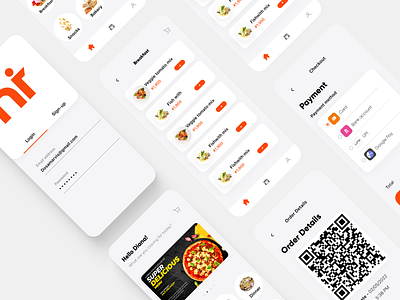 InIt - The Canteen App canteen app food app food delivery food delivery app ui