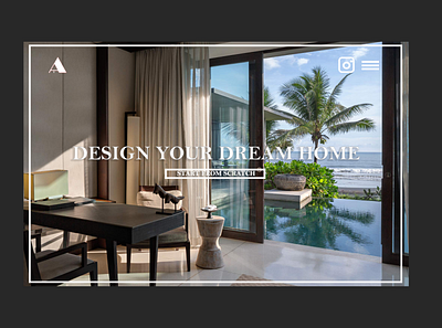 HOME PAGE ATINA REAL ESTATE branding design illustrator logo minimal photoshop real estate web website