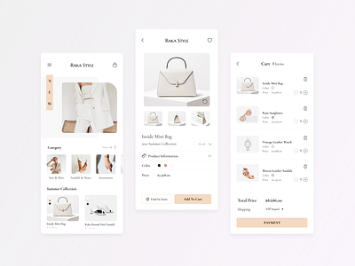 Online shop app 🔥 app design ecommerce luxuryshop minimal minimal app onlineshop shopping ui uidesign userinterface