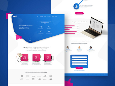 EB-navi landing page design landing minimalistic page ui visual web website