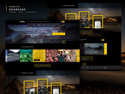 NG Konkurs Foto 8 design minimalistic page ui visual web website